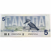 BC-56c 1986 Canada $5 Bonin-Thiessen, GPW, VF-EF