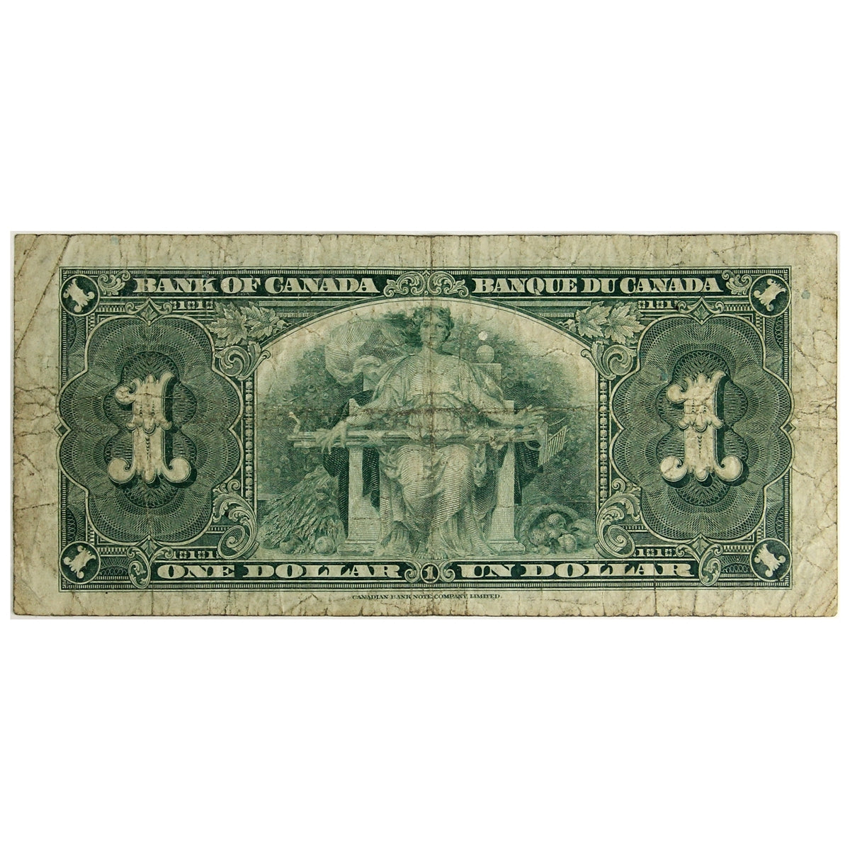 BC-21a 1937 Canada $1 Osborne-Towers, B/A, Very Good (VG8)