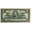 BC-21c 1937 Canada $1 Gordon-Towers, T/A, VF