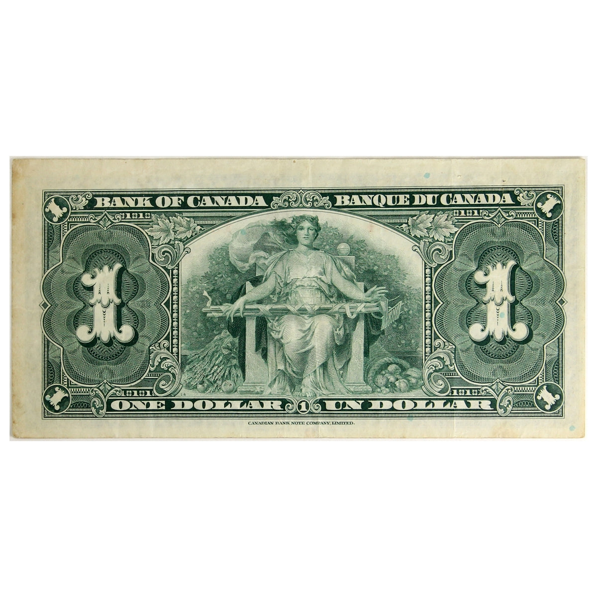 BC-21c 1937 Canada $1 Gordon-Towers, T/A, VF