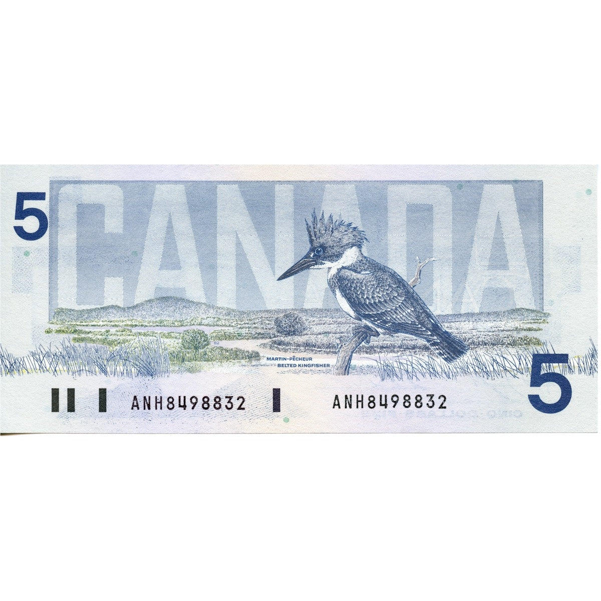 BC-56d 1986 Canada $5 Knight-Thiessen, ANH, Uncirculated (MS60)