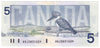 BC-56d 1986 Canada $5 Knight-Thiessen, ANJ, CUNC