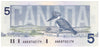 BC-56d 1986 Canada $5 Knight-Thiessen, ANK, CUNC