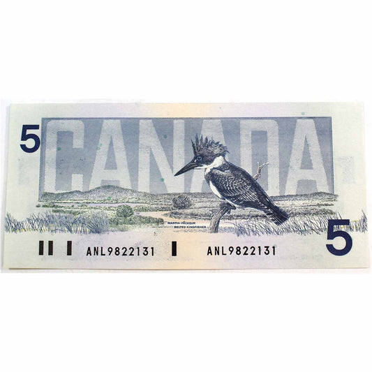 BC-56d 1986 Canada $5 Knight-Thiessen, ANL, CUNC