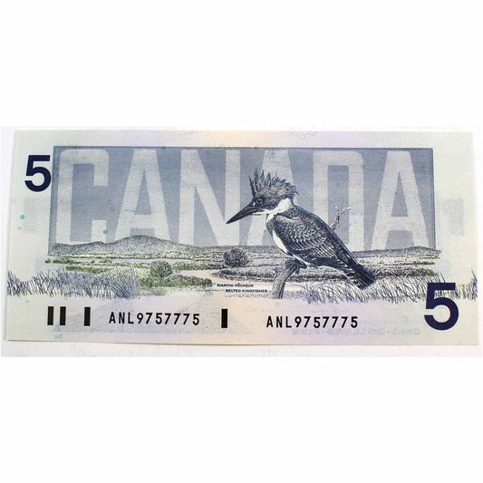 BC-56d 1986 Canada $5 Knight-Thiessen, ANL, UNC