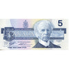 BC-56d 1986 Canada $5 Knight-Thiessen, ANM, Circ