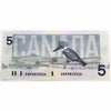 BC-56d 1986 Canada $5 Knight-Thiessen, ANM, Choice Uncirculated (CUNC63)