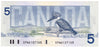 BC-56e 1986 Canada $5 Knight-Dodge, GPW, Uncirculated (MS60)
