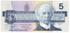 BC-56e 1986 Canada $5 Knight-Dodge, GPW, Uncirculated (MS60)