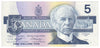BC-56e 1986 Canada $5 Knight-Dodge, HNB, UNC