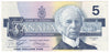 BC-56eA 1986 Canada $5 Knight-Dodge, GPZ (9.00-9.80), Choice Uncirculated (CUNC63)