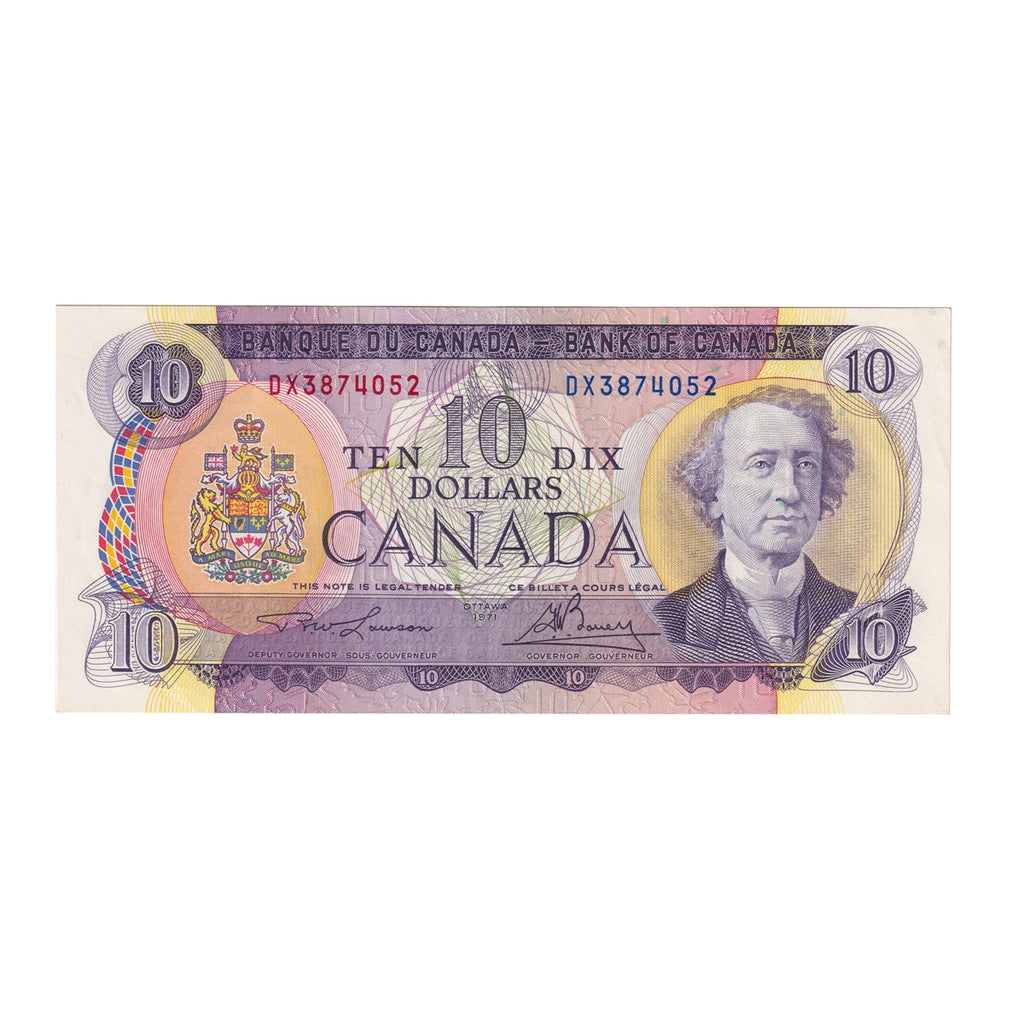 BC-49c 1971 Canada $10 Lawson-Bouey, DX, Extra Fine (EF40)