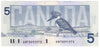 BC-56e-i 1986 Canada $5 Knight-Dodge, ANP, UNC