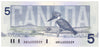 BC-56e-i 1986 Canada $5 Knight-Dodge, ANS, CUNC