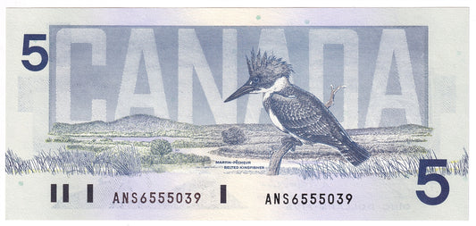 BC-56e-i 1986 Canada $5 Knight-Dodge, ANS, CUNC
