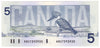 BC-56e-i 1986 Canada $5 Knight-Dodge, ANS, UNC