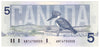 BC-56e-i 1986 Canada $5 Knight-Dodge, ANT, CUNC