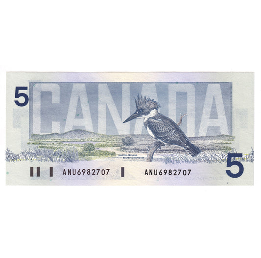 BC-56e-i 1986 Canada $5 Knight-Dodge, Set Issue, ANU, UNC