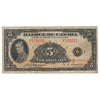 BC-6 1935 Canada $5 Osborne-Towers, French, VG-F (VG10)