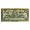 BC-21c 1937 Canada $1 Gordon-Towers, X/A, Circ