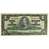 BC-21c 1937 Canada $1 Gordon-Towers, D/L, Fine (F12)