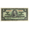 BC-21c 1937 Canada $1 Gordon-Towers, R/L, F