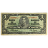 BC-21c 1937 Canada $1 Gordon-Towers, S/L, Circ