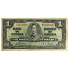 BC-21c 1937 Canada $1 Gordon-Towers, W/L, Circ