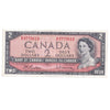 BC-38b 1954 Canada $2 Beattie-Rasminsky, R/R, VF-EF (VF30)