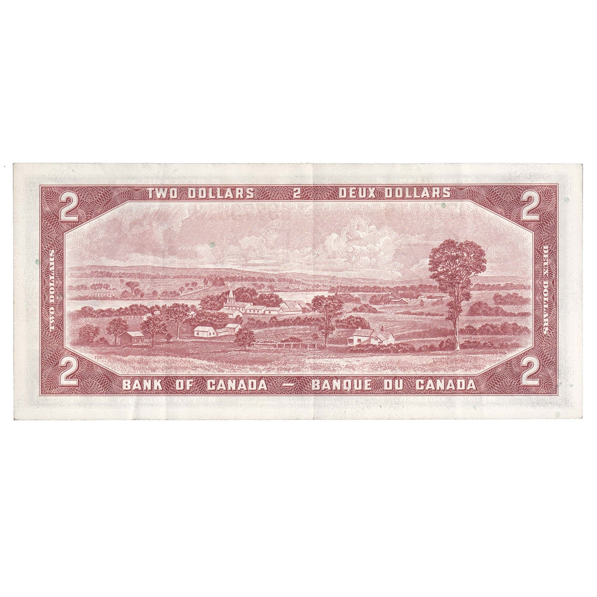 BC-38b 1954 Canada $2 Beattie-Rasminsky, R/R, VF-EF (VF30)