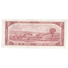 BC-38b 1954 Canada $2 Beattie-Rasminsky, T/R, Almost Uncirculated (AU50)