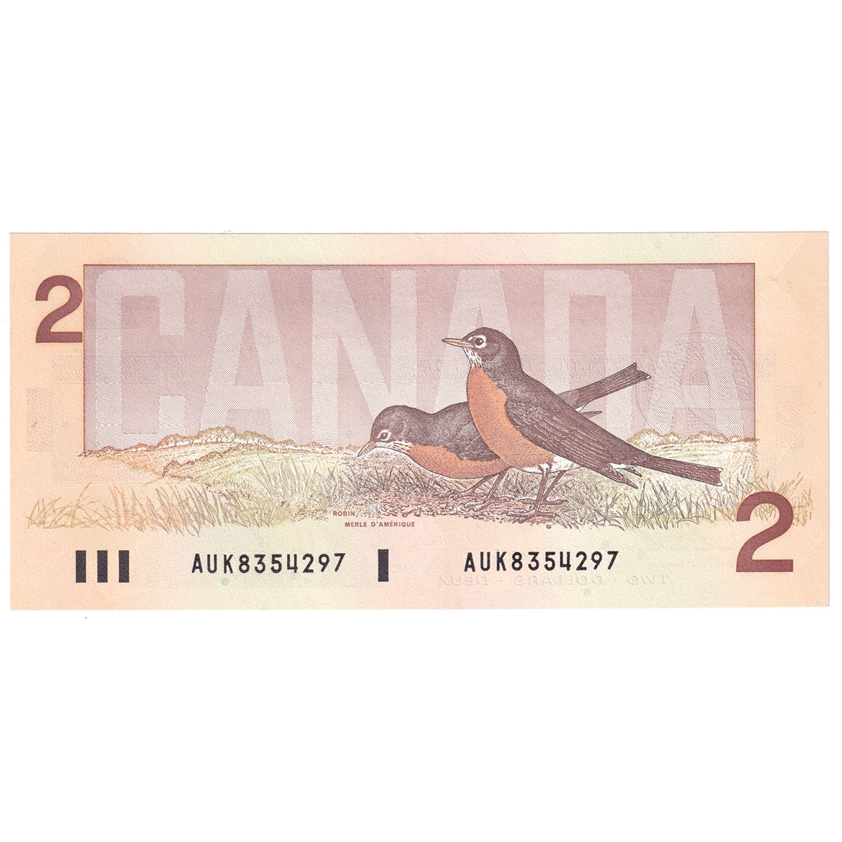 BC-55b 1986 Canada $2 Thiessen-Crow, AUK, Choice Uncirculated (CUNC63)