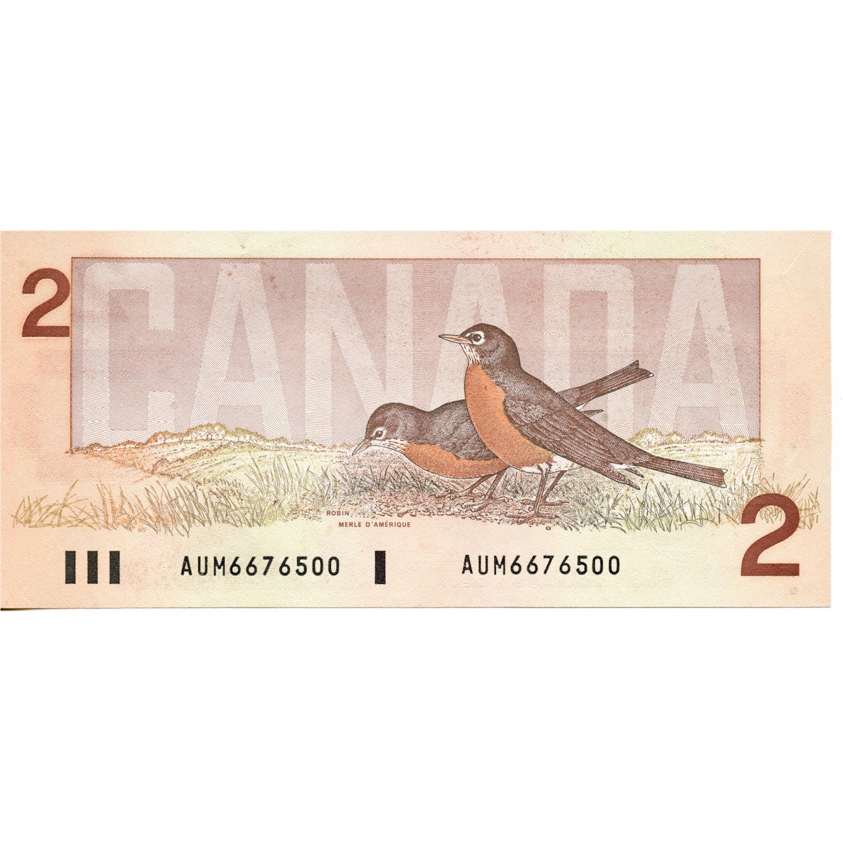 BC-55a 1986 Canada $2 Crow-Bouey, AUM, Uncirculated (MS60)