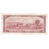 BC-38b 1954 Canada $2 Beattie-Rasminsky, V/R, Extra Fine (EF40)