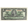 BC-21c 1937 Canada $1 Gordon-Towers, A/M, F-VF (F15)
