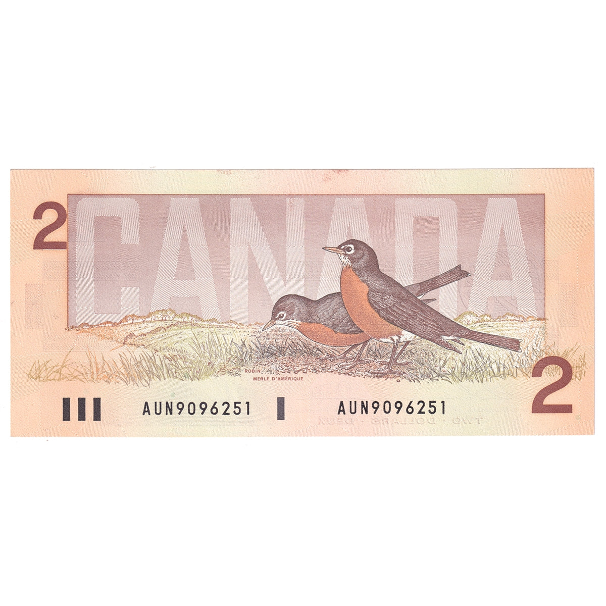BC-55b 1986 Canada $2 Thiessen-Crow, AUN, Choice Uncirculated (CUNC63)