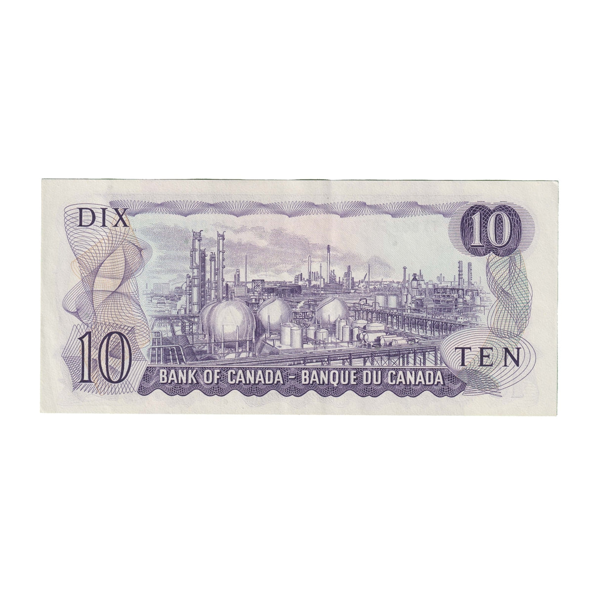 BC-49c 1971 Canada $10 Lawson-Bouey, TX, Almost Uncirculated (AU50)