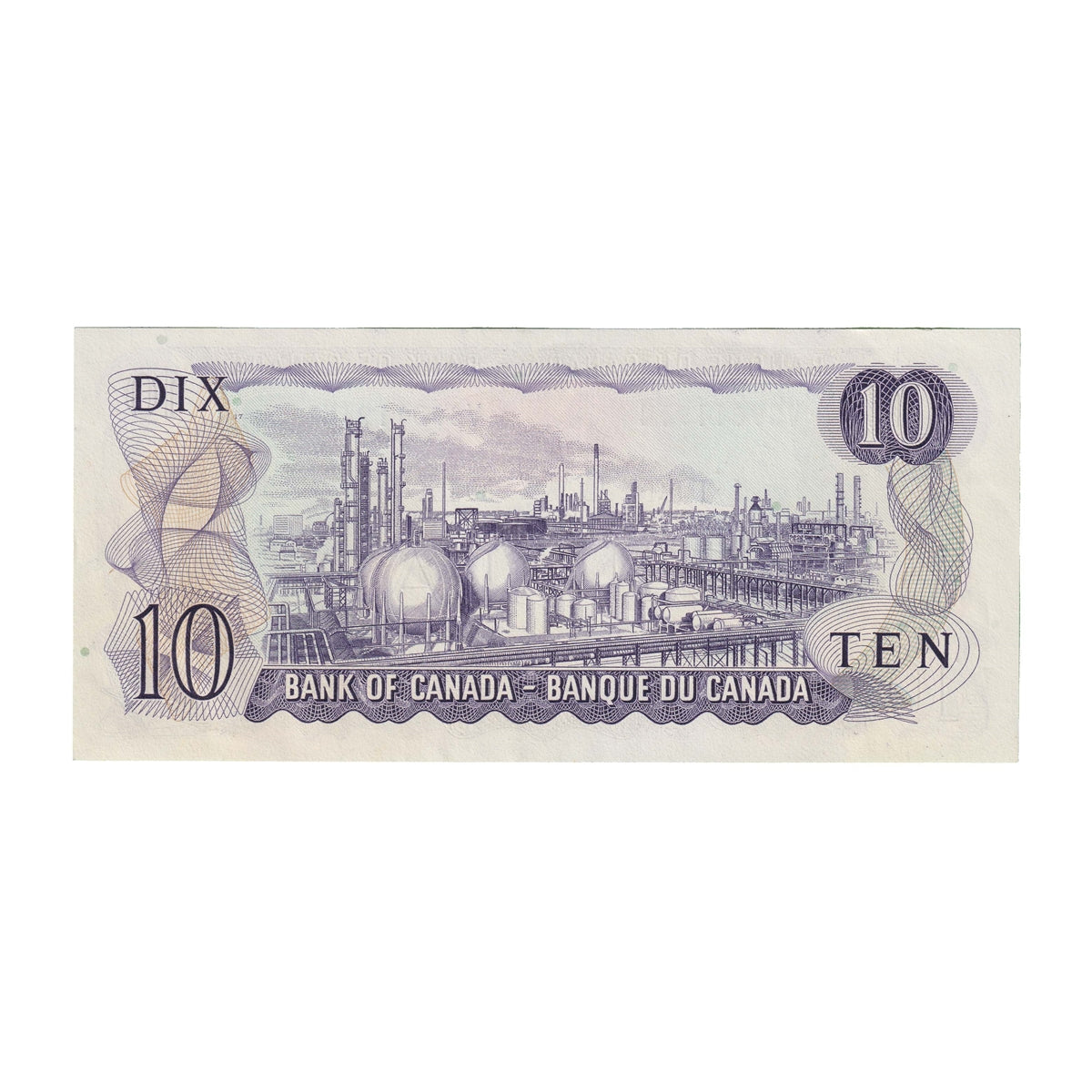 BC-49c 1971 Canada $10 Lawson-Bouey, VS, Almost Uncirculated (AU50)
