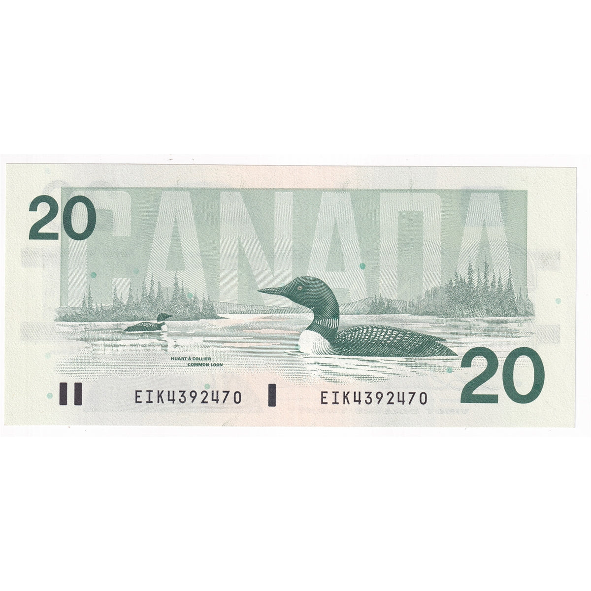BC-58a-i 1991 Canada $20 Thiessen-Crow, EIK, Uncirculated (MS60)