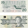 BC-58aA-i 1991 Canada $20 Thiessen-Crow, EIX with Serifs, CUNC