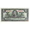 BC-21c 1937 Canada $1 Gordon-Towers, B/M, Extra Fine (EF40)