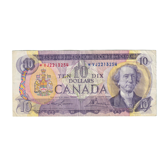 BC-49cA 1971 Canada $10 Lawson-Bouey, *VJ, VF