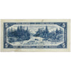 BC-39b 1954 Canada $5 Beattie-Rasminsky, M/S, Very Fine (VF20)