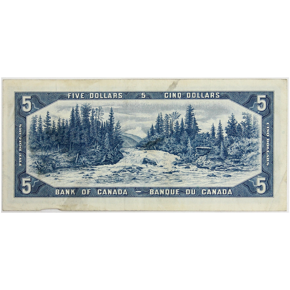 BC-39b 1954 Canada $5 Beattie-Rasminsky, M/S, Very Fine (VF20)