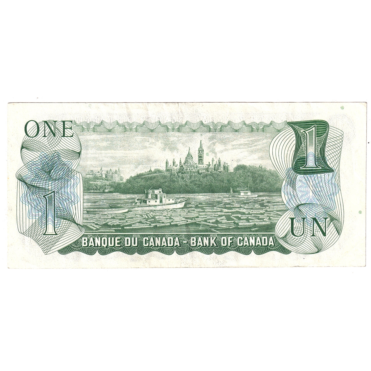 BC-46aA 1973 Canada $1 Lawson-Bouey, *AA Below 2.4M, VF-EF (VF30)