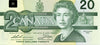 BC-58a-ii 1991 Canada $20 Thiessen-Crow, AIT, UNC