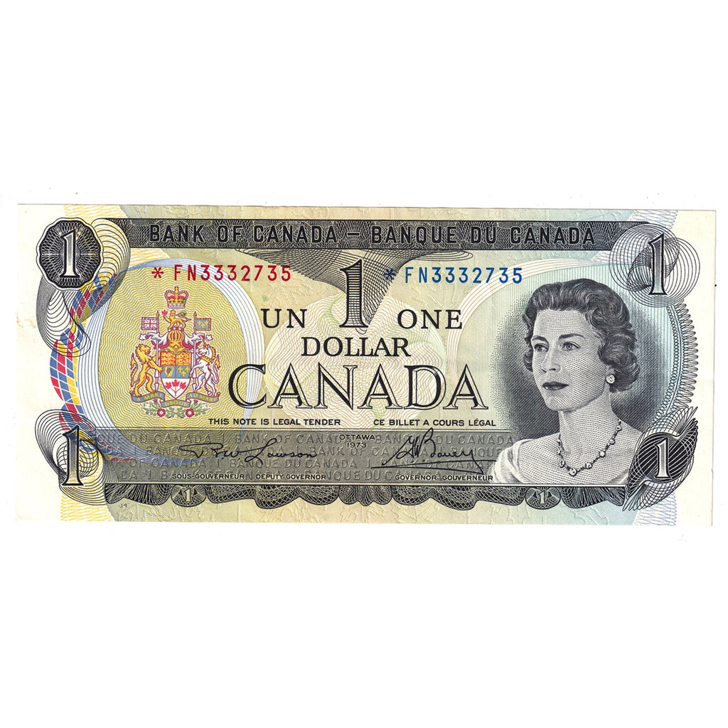BC-46aA 1973 Canada $1 Lawson-Bouey, *FN, Extra Fine (EF40)