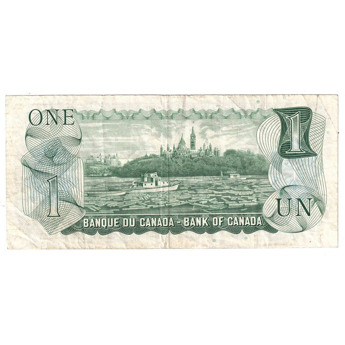 BC-46aA 1973 Canada $1 Lawson-Bouey, *IA, VF