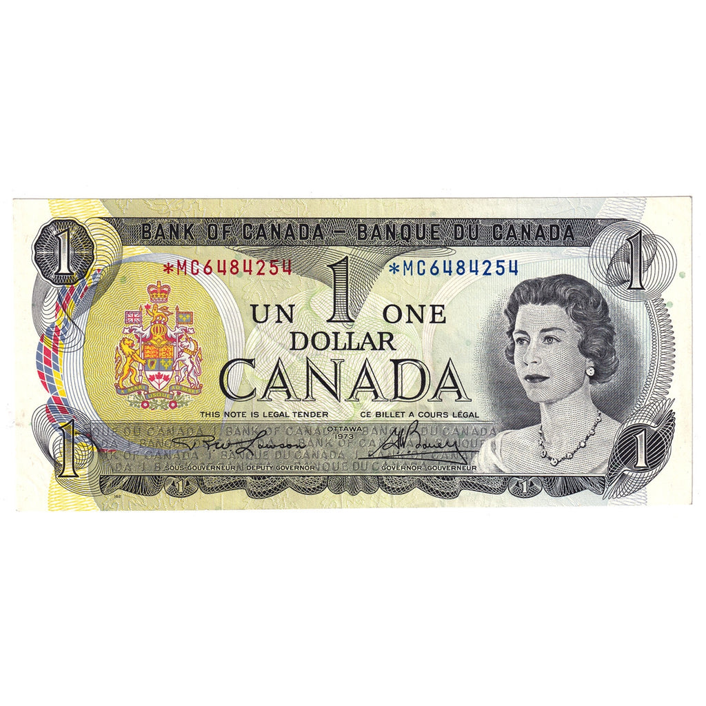 BC-46aA 1973 Canada $1 Lawson-Bouey, *MC, AU