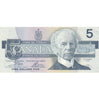 BC-56a 1986 Canada $5 Crow-Bouey, ENC, EF-AU